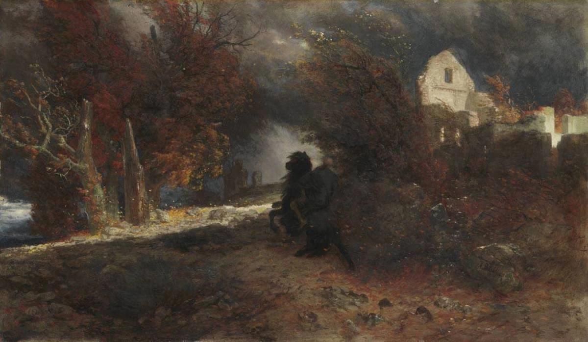 La cavalcata della morte (autunno e morte), 1871 - Collezione Schack, Monaco di Baviera